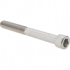 Value Collection - 3/8-16 UNC Hex Socket Drive, Socket Cap Screw - Grade 18-8 Stainless Steel, 3-1/2" Length Under Head - Eagle Tool & Supply