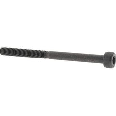 Value Collection - M3x0.50 Metric Coarse Hex Socket Drive, Socket Cap Screw - Grade 12.9 Alloy Steel, Black Oxide Finish, Partially Threaded, 40mm Length Under Head - Eagle Tool & Supply