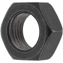 Value Collection - 1/2-20 UNF Steel Left Hand Hex Jam Nut - 3/4" Across Flats, 5/16" High, Zinc Clear Finish - Eagle Tool & Supply