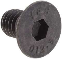 Value Collection - M6x1.00 Metric Coarse Hex Socket Drive, 90° Flat Screw - Grade 12.9 Alloy Steel, Black Oxide Finish, Fully Threaded, 10mm OAL - Eagle Tool & Supply
