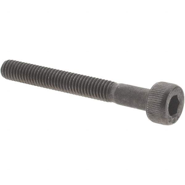 Value Collection - M3x0.50 Metric Coarse Hex Socket Drive, Socket Cap Screw - Grade 12.9 Alloy Steel, Black Oxide Finish, Partially Threaded, 25mm Length Under Head - Eagle Tool & Supply