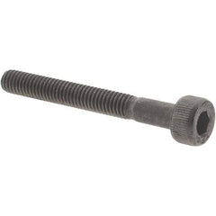 Value Collection - M3x0.50 Metric Coarse Hex Socket Drive, Socket Cap Screw - Grade 12.9 Alloy Steel, Black Oxide Finish, Partially Threaded, 25mm Length Under Head - Eagle Tool & Supply
