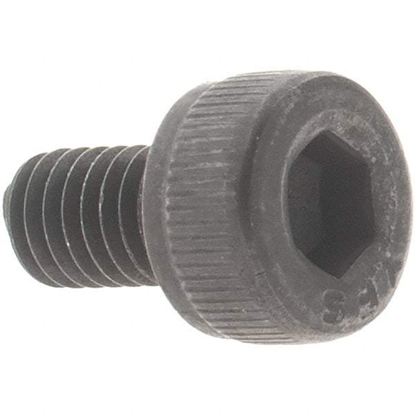 Value Collection - M3x0.50 Metric Coarse Hex Socket Drive, Socket Cap Screw - Grade 12.9 Alloy Steel, Black Oxide Finish, Fully Threaded, 5mm Length Under Head - Eagle Tool & Supply