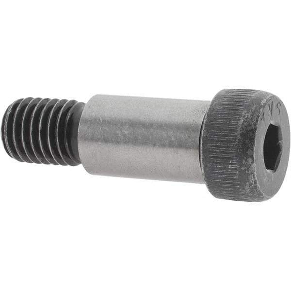Value Collection - 3/4" Shoulder Diam x 1-1/4" Shoulder Length, 5/8-11 UNC, Hex Socket Shoulder Screw - 4140 Alloy Steel, Uncoated, 1/2" Head Height x 1" Head Diam - Eagle Tool & Supply