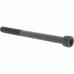 Value Collection - 5/16-18 UNC Hex Socket Drive, Socket Cap Screw - Alloy Steel, Black Oxide Finish, Partially Threaded, 4" Length Under Head - Eagle Tool & Supply
