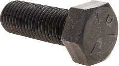 Value Collection - 7/8-9 UNC, 2-1/2" Length Under Head Hex Head Cap Screw - Fully Threaded, Grade 5 Steel, Uncoated, 1-5/16" Hex - Eagle Tool & Supply