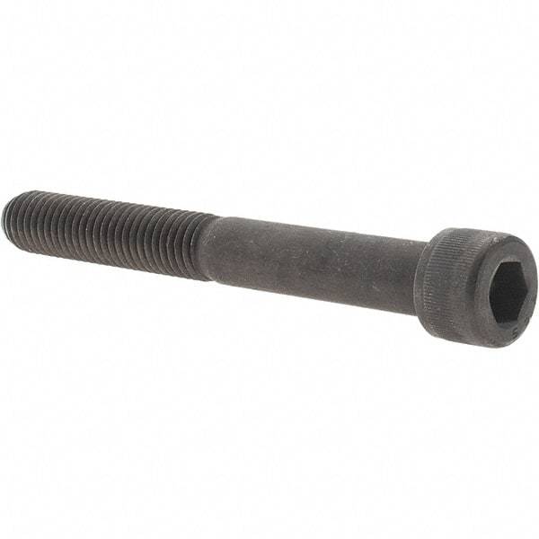 Value Collection - 1/2-13 UNC Hex Socket Drive, Socket Cap Screw - Alloy Steel, Black Oxide Finish, Partially Threaded, 4-1/4" Length Under Head - Eagle Tool & Supply