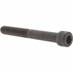 Value Collection - 1/2-13 UNC Hex Socket Drive, Socket Cap Screw - Alloy Steel, Black Oxide Finish, Partially Threaded, 4-1/4" Length Under Head - Eagle Tool & Supply
