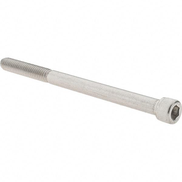Value Collection - 5/16-18 UNC Hex Socket Drive, Socket Cap Screw - Grade 18-8 & Austenitic A2 Stainless Steel, Partially Threaded, 4-1/2" Length Under Head - Eagle Tool & Supply