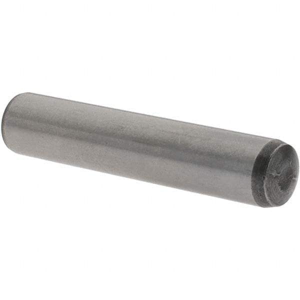 Value Collection - 10mm Diam x 50mm Pin Length Alloy Steel Pull Out Dowel Pin - C 57-63 Hardness, 1 Rounded & 1 Threaded End - Eagle Tool & Supply