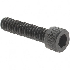 Value Collection - #4-40 UNC Hex Socket Drive, Socket Cap Screw - Alloy Steel, Black Oxide Finish, Fully Threaded, 1/2" Length Under Head - Eagle Tool & Supply