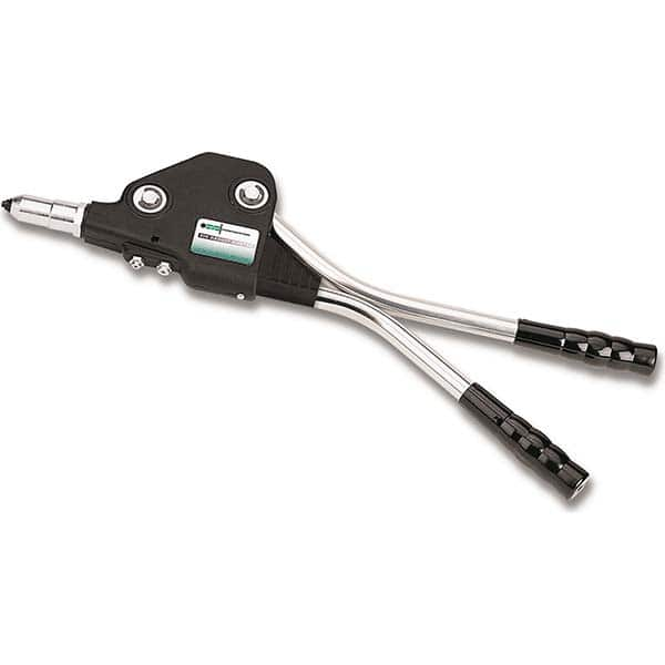 Marson - Hand Riveters Type: Lever-Action Rivet Capacity Range (Inch): 3/16 - 1/4 - Eagle Tool & Supply