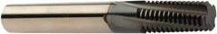 Sandvik Coromant - 1/4-28 UNF, 0.189" Cutting Diam, 3 Flute, Solid Carbide Helical Flute Thread Mill - Internal Thread, 13.61mm LOC, 57mm OAL, 6mm Shank Diam - Eagle Tool & Supply