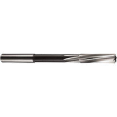 Chucking Reamer: 0.1576″ Dia, 2.955″ OAL, 0.7486″ Flute Length, Straight Shank, Cobalt Steel 6 Flute, RH