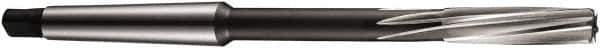 DORMER - 32mm Cobalt 10 Flute Chucking Reamer - Spiral Flute, 4MT Morse Taper Shank, 77mm Flute Length, 317mm OAL - Eagle Tool & Supply