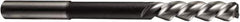 DORMER - 16mm Cobalt 3 Flute Chucking Reamer - Spiral Flute, 12.5mm Straight Shank, 52mm Flute Length, 170mm OAL - Eagle Tool & Supply