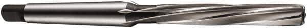 DORMER - 13mm High Speed Steel 6 Flute Chucking Reamer - Spiral Flute, 1MT Morse Taper Shank, 76mm Flute Length, 156mm OAL - Eagle Tool & Supply