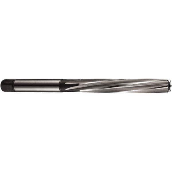 DORMER - 0.2561" Diam, Straight Shank, 50mm Flute, Hand Reamer - Eagle Tool & Supply