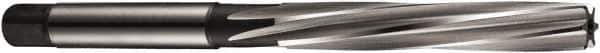 DORMER - 0.197" Diam, Straight Shank, 44mm Flute, Hand Reamer - Spiral Flute, 3.43" OAL, Left Hand Spiral, Right Hand Cut, 6 Flutes, High Speed Steel - Eagle Tool & Supply