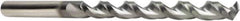DORMER - 0.4921", 130° Point, Spiral Flute, Cobalt Taper Length Drill Bit - AlCrN Finish, 134mm Flute Length, 205mm OAL, Series A941 - Eagle Tool & Supply