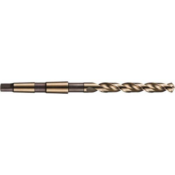 DORMER - 12.2mm, 1MT 118° Point Cobalt Taper Shank Drill Bit - Eagle Tool & Supply