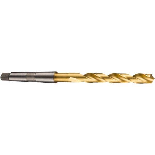 DORMER - 15.25mm, 2MT 118° Point High Speed Steel Taper Shank Drill Bit - Eagle Tool & Supply