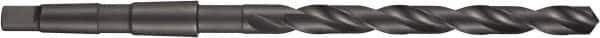 DORMER - 46mm, 4MT 118° Point High Speed Steel Taper Shank Drill Bit - Oxide Finish, 310mm Flute Length, 459mm OAL, Spiral Flute, Series A350 - Eagle Tool & Supply