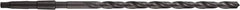 DORMER - 3/8", 1MT 118° Point High Speed Steel Taper Shank Drill Bit - Oxide Finish, 185mm Flute Length, 285mm OAL, Spiral Flute, Series A345 - Eagle Tool & Supply
