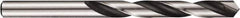 DORMER - 6.8mm 118° Carbide-Tipped Jobber Drill - Oxide Finish, Right Hand Cut, Spiral Flute, Straight Shank, 109mm OAL - Eagle Tool & Supply