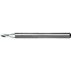‎0.015″ × 1-1/2″ OAL 90 Degree Carbide Spiral / Helical Spotting Drill Uncoated - Exact Industrial Supply