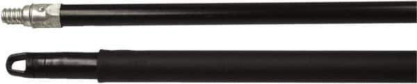 Weiler - 60 x 15/16" Metal Squeegee Handle - Threaded Connection, Black - Eagle Tool & Supply