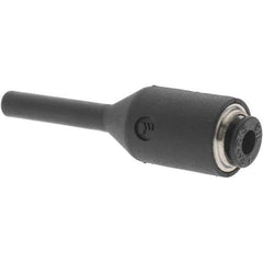 Parker - 1/8" Tube Outside Diam, Plastic Push-to-Connect Tube Stem Adapter - 290 Max psi - Eagle Tool & Supply