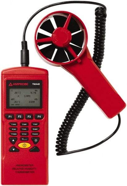 Amprobe - 0.4 to 32 m/Sec Air Anemometer - 158°F Max - Eagle Tool & Supply