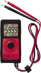 Amprobe - 2727721, CAT III, CAT II, 600 VAC, 450 VDC, Digital Auto Ranging Average Responding Compact Multimeter - 6 mOhm, Measures Voltage, Capacitance, Current, Frequency, Resistance - Eagle Tool & Supply