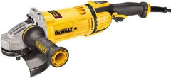 DeWALT - 7" Wheel Diam, 8,500 RPM, Corded Angle & Disc Grinder - 5/8-11 Spindle, 115 Volts, 15 Amps, Rear Exhaust - Eagle Tool & Supply