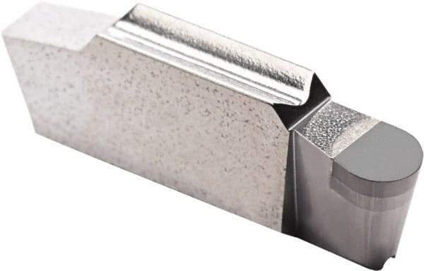 Seco - LCGN, 0.1181" Cutting Width, LF, CBN010 Grade, Single End Multi-Directional Turning Insert - Uncoated, Full Radius - Eagle Tool & Supply