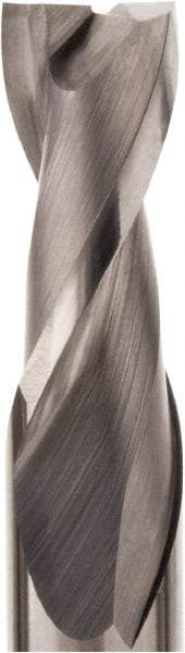 Seco - 20mm, 40mm LOC, 20mm Shank Diam, 124mm OAL, 2 Flute, Solid Carbide Square End Mill - Single End, Uncoated, Spiral Flute, 30° Helix, Centercutting, Right Hand Cut, Right Hand Flute, Series JS412 - Eagle Tool & Supply