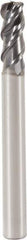 Seco - 6mm, 3 Flute, Single End, Solid Carbide, 0.5mm Corner Radius End Mill - 57mm OAL, 48° Helix, Right Hand Flute, 14mm LOC, Right Hand Cut - Eagle Tool & Supply