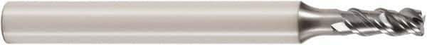 Seco - 2mm, 3 Flute, Single End, Solid Carbide, 0.5mm Corner Radius End Mill - 57mm OAL, 48° Helix, Right Hand Flute, 5mm LOC, Right Hand Cut - Eagle Tool & Supply