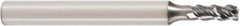 Seco - 2mm, 3 Flute, Single End, Solid Carbide, 0.5mm Corner Radius End Mill - 57mm OAL, 48° Helix, Right Hand Flute, 5mm LOC, Right Hand Cut - Eagle Tool & Supply