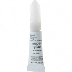 Value Collection - 0.10 oz Tube Clear Instant Adhesive - 30 sec Working Time - Eagle Tool & Supply