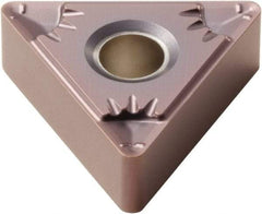 Seco - TNMG331 F5 Grade TH1000 Carbide Turning Insert - TiSiN Finish, 60° Triangle, 3/8" Inscr Circle, 3/16" Thick, 1/64" Corner Radius - Eagle Tool & Supply