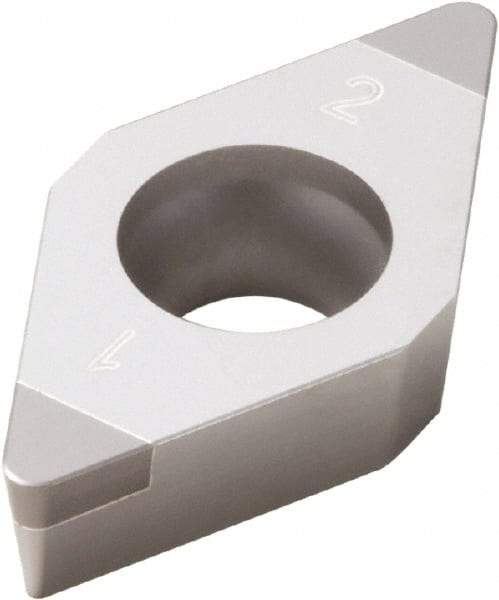 Seco - DCGW32.51 B Grade CBN010 CBN Turning Insert - 55° Diamond, 3/8" Inscr Circle, 5/32" Thick, 1/64" Corner Radius - Eagle Tool & Supply