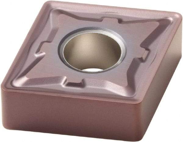 Seco - CNMG432 M5 Grade TH1000 Carbide Turning Insert - TiAlSiN Finish, 80° Diamond, 1/2" Inscr Circle, 3/16" Thick, 1/32" Corner Radius - Eagle Tool & Supply