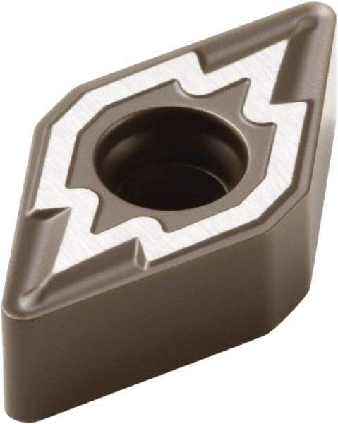Seco - DNMU332 M3 Grade TH1000 Carbide Turning Insert - TiAlSiN Finish, 55° Diamond, 3/8" Inscr Circle, 3/16" Thick, 1/32" Corner Radius - Eagle Tool & Supply