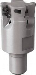 Seco - 32mm Cut Diam, 6mm Max Depth of Cut, Indexable Plunge End Mill - M16 Modular Connection, Multiple Insert Styles, R217.79 Toolholder Style, Through Coolant, Series Turbo 10 - Eagle Tool & Supply