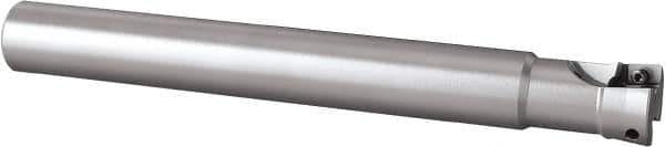 Seco - 200mm Cut Diam, 6mm Max Depth of Cut, 18mm Shank Diam,Indexable Plunge End Mill - Straight Shank, Multiple Insert Styles, R217.79 Toolholder Style, Through Coolant, Series Turbo 10 - Eagle Tool & Supply