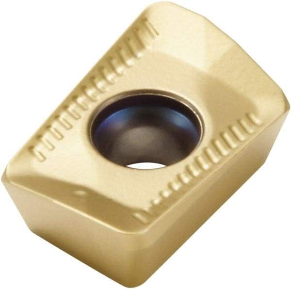 Seco - XOMX10T312 ME07 Grade MP3000 Carbide Milling Insert - TiAlN Finish, 0.1508" Thick, 1.2mm Corner Radius - Eagle Tool & Supply