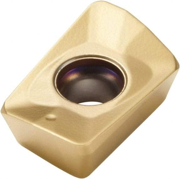 Seco - XOEX10T331 M06 Grade F40M Carbide Milling Insert - TiAlN/TiN Finish, 0.1496" Thick, 3.1mm Corner Radius - Eagle Tool & Supply