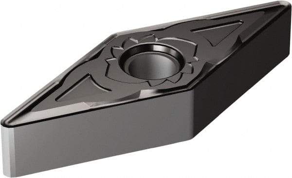 Sandvik Coromant - VNMG333 SM Grade 1105 Carbide Turning Insert - TiAlN2 Finish, 35° Diamond, 3/8" Inscr Circle, 3/16" Thick, 3/64" Corner Radius - Eagle Tool & Supply